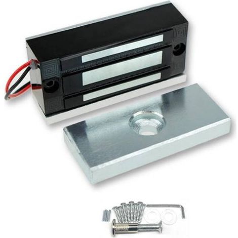 60 kg elektromagnetisches Schloss, Zutrittskontrolle, elektronisches Metallschloss, 12 V Gleichstrom, Schließertyp, für Einzeltür-Sicherheitssysteme (1/5)