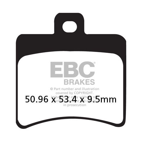 Pastillas de freno EBC FA298 (juego para 1 disco)
