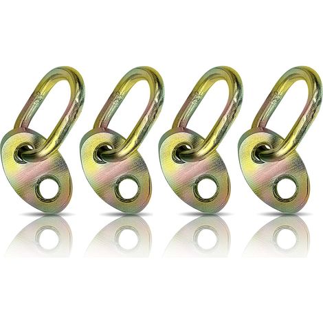 Supports de levage, capacité de 5500lb, ensemble de barres de Support de levage de moteur robuste, à utiliser avec des niveleurs de charge et des élingues de levage, 4 pièces (1/5)