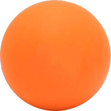 Boule de massage corporel orange pour relaxation musculaire, balle fasciale de fitness et yoga, soulage les pieds, le cou, le dos et les jambes. (1/5)