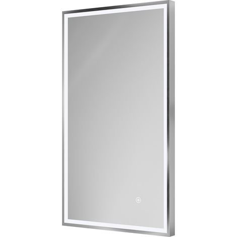 Madison Polished Chrome 400mm x 700mm Illuminated Dimmable LED Mirror with Demister and Touch Sensor (1/5)