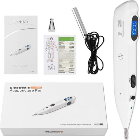 Filiyano-Stylo d'acupuncture électronique, détecteur de points TENS avec affichage numérique, appareil de traitement par thérapie laser, stimulateur
