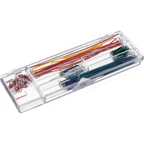 Kit  140 jumpers puentes para protoboard  con caja plastico [Proyectos Arduino] (1/3)