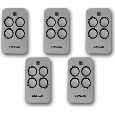 genius 5 x télécommande 4 canaux 868mhz jlc kilo tx4 6100333 (1/3)