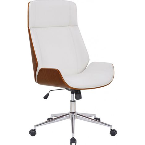 Bürostuhl Varel walnuss/weiß (1/5)