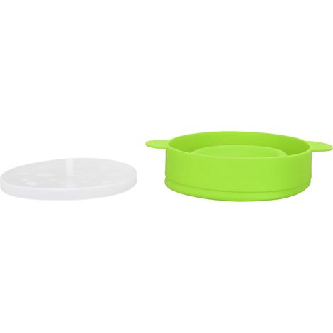 Großer Mikrowellen-Popcorn-Maker mit Deckelgriff, BPA-frei, faltbar, 40℃ bis +230℃, DIY-Popcornschüssel aus lebensmittelechtem Silikon (Grün) (1/5)