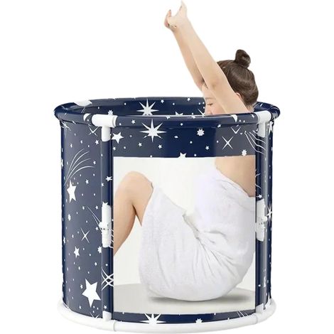 spa pliable, intérieure, extérieure, de trempage pour adultes, expérience de trempage confortable, pliable portable polyvalente pour intérieur et (1/5)