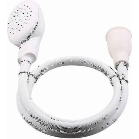 Rallonge de pommeau de douche pour lavabo, flexible de 110 cm pour le lavage des cheveux et le rinçage des animaux - Installation facile et utilisation polyvalente (1/2)