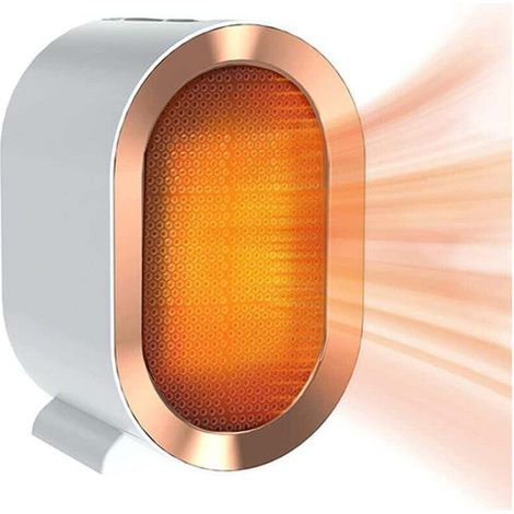 Chauffage Soufflant électrique En Céramique, Chauffage d'appoint 600W Avec 2 Réglages De Chaleur Et Protection Contre La Surchauffe Chauffage Rapide (1/4)