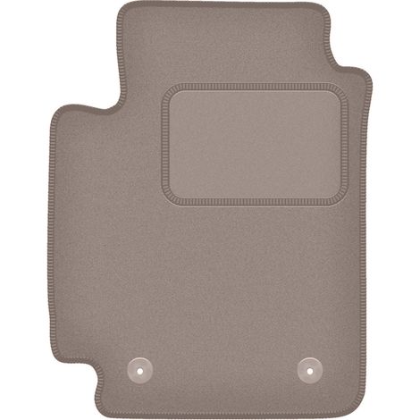 Fahrermatte aus Velours für: Suzuki Grand Vitara II 5-Türer (2005–2014), beige