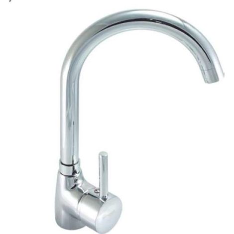 Grifo monomando Filipinas en color cromo 30 cm(alto) 17,3 cm(largo) (1/2)