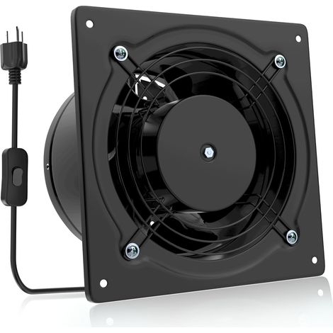1 Ventilateur d'extraction, Moteur en cuivre, Clapet anti-retour,, Pour cuisine salle de bain garage (1/5)