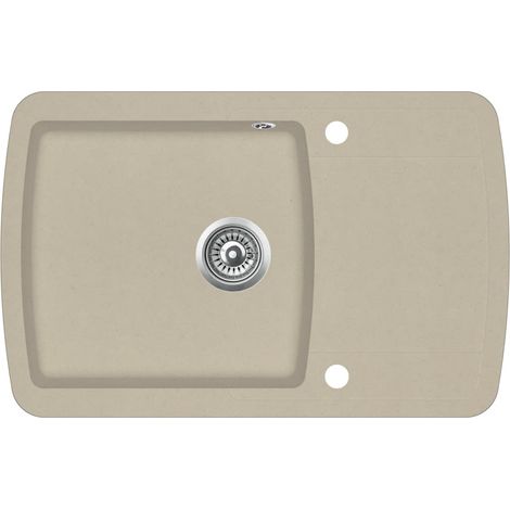 Lavello da cucina monovasca 78 x 50 cm granito beige 020002337 (1/4)