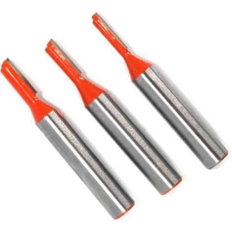 Mèches À Bois - 3 mm 4 mm 5 mm - Queue 8 mm - Alliage Dur Antirouille - Pour Bois MDF Panneaux De Particules Contreplaqué - Lot De 3 (1/4)