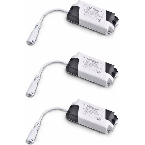 Pack x3 Transformateur Driver 18W-24W DC, entrée multi-tension 85-265V Ac 50/60Hz, sortie 36-72 Vdc 240-260 mA. Valable pour remplacer les downlights et autres équipements LED-LIAIKI (1/4)
