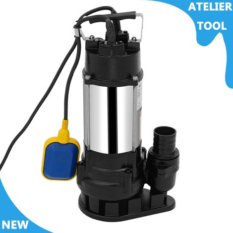 ATELIER Pompe submersible 550W 0.75HP avec pompe submersible d'interrupteur de flotteur automatique 2850rpm (1/5)