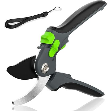 Sécateur, sécateur de jardin de 22 cm avec gant ergonomique (1/5)