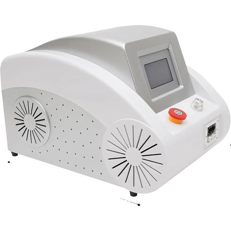 Máquina para eliminar tatuajes, tecnología láser, alta eficiencia, color blanco crema. (1/2)