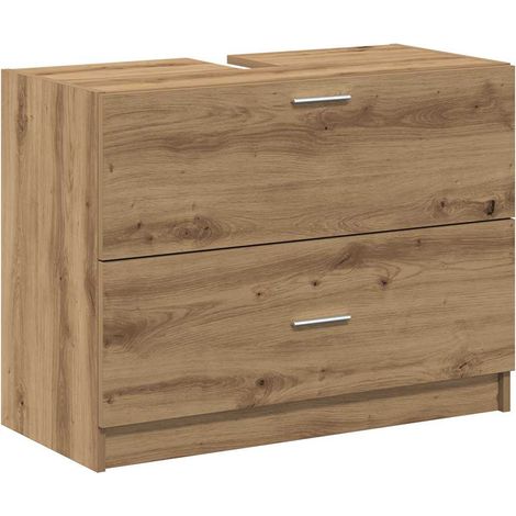 Maison Exclusive - Badezimmerschrank Artisan-Eiche 78 x 37 x 59 c