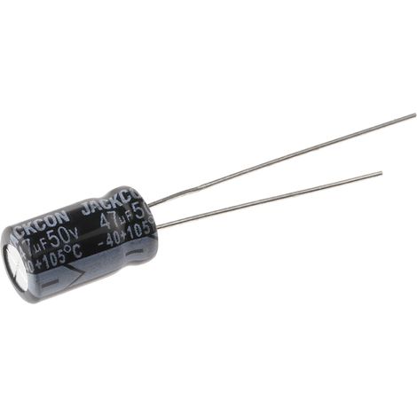 Condensateur RS PRO 47µF, 50V c.c. (1/2)