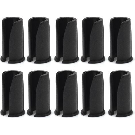 Lot de 10 pinces en U multifonctions en plastique pour câbles de freins de VTT