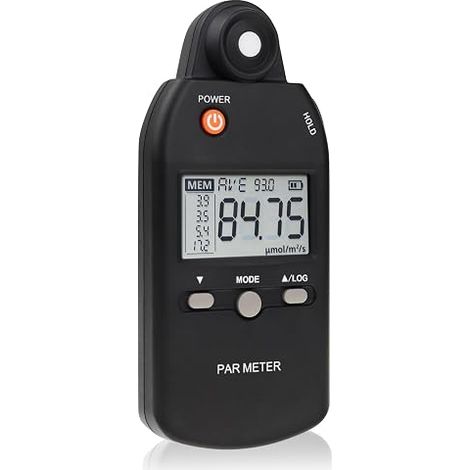 Capteur de lumière PAR-Meter Quantum - Pour lampes de croissance LED - 400-700 nm - précision - Pour activité photosynthétique des plantes - Testeur de lumière LED (1/5)