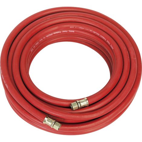 Sealey Air Line Hose 15m x 8mm With 1/4""BSP Unions AHC15