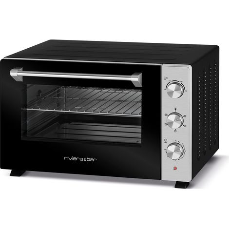forno multifunzione 60l 2200w nero / inox - qfr600 - riviera & bar (1/4)