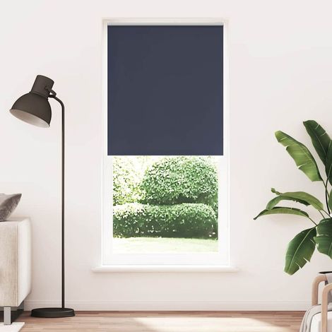 Store occultant à enrouleur 84,4 x 230 cm, largeur du tissu 80 cm, bleu marine (1/5)