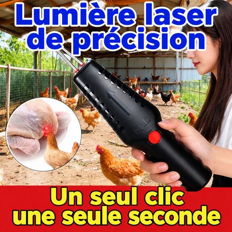 Plumeuse Électrique Portative Volailles Poulet Canard Oie Rechargeable et Secteur 27,5x7,6x4,8cm 2 × 2 × 2 cm 270 g – Livraison gratuite (1/5)