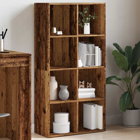 vidaXL Book Cabinet Old Wood 66x30x130 cm Engineered Wood (1/5)