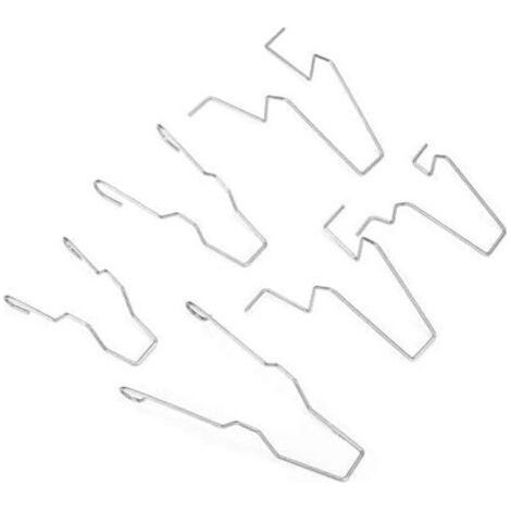 BUNTHAUS Lntyq 6 PCS Phare en Acier Phare Dip Faisceau Faisceau Tête Lampe Ampoule de Maintien Ressort Clip Pince, Clips de Fixation des Ressorts de Suspension pour H1/H3/H4/H7, 5ZHSFULLKIT (1/5)