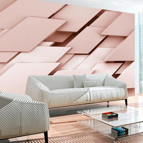 Papier peint pense Rose - 200 x 140 cm (1/4)