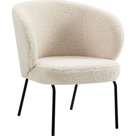 Nordlys - Fauteuil de Salon Design Scandinave Moderne Pieds Metal (1/5)