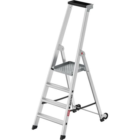 Hailo Aluminium-Plattformleiter Master P80 4 Stufen (1/5)