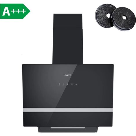 CIARRA 60cm Kopffreihaube Dunstabzugshaube Touch Control CBCB6736H-OW
