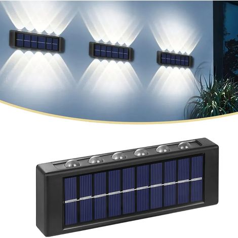 Lampe solaire décorative, 12 LED, couleur blanche, pour jardin, terrasse, balcon, allées et aménagements paysagers extérieurs.-AquaForge (1/5)
