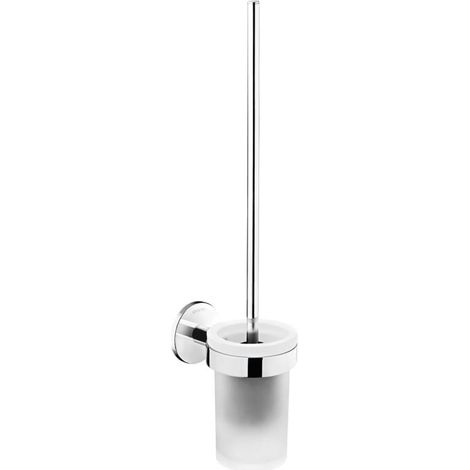 Laufen Cana - Brosse WC avec support mural, verre/chrome H3841310040001 (1/3)