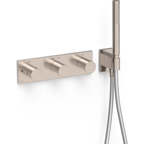 Robinet thermostatique encastré à 3 voies B-system Acier - TRES 30735301AC (1/2)