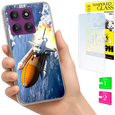 Schutzhülle für Motorola Edge 60 Pro: Foto-Rückseite + 9H-Glas (1/5)