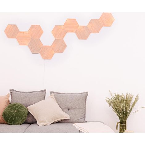 Nanoleaf Elements Wood Look Hexagons Starter Kit - 13 PK (1/5)