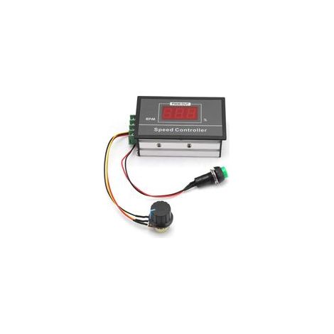 Contrôleur de Vitesse DC, 6 60V 12V/24V/36V, PWM 30A pour Moteur à Courant Continu