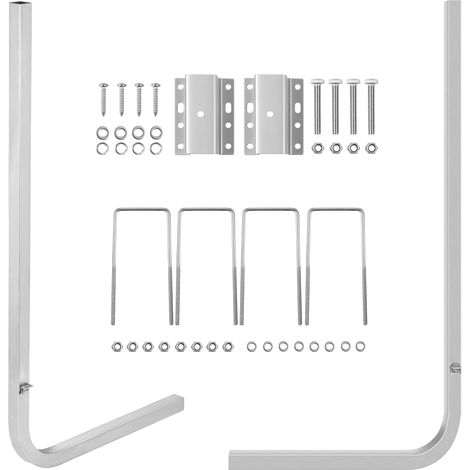 Mophorn Guías para Remolque de Barcos 62x116 cm, un par de guías de Lanzamiento de Aluminio, Resistentes a la oxidación con Ancho Ajustable, para Moto acuática, Barco de Pesca, Velero, Bote Marino