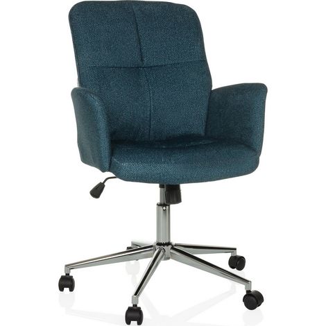 Chaise de bureau / chaise pivotante / chaise coque SOLAO 400 tissu beige hjh OFFICE (1/5)