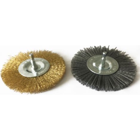 Brosse métallique + brosse nylon pour nettoyeur de joints G94317