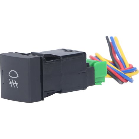TS-10 IP67 Wasserdichter Nebelscheinwerferschalter, kabelgebundener ABS-Druckknopf für Camry, Kfz-Ersatzteil (1/5)