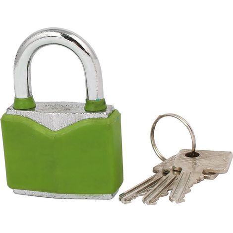 Schmuckkästchen Schrank Sicherheitsschließfach Vorhängeschloss 61x43x19mm Schlüsseln (1/2)