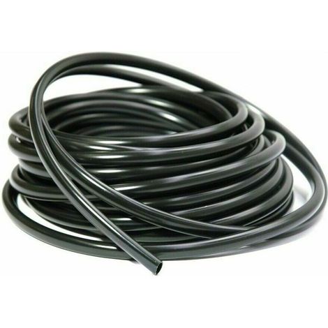 Gaine électrique 3 mètres Protection faisceau noir 8mm x 9mm Compatible remorques, voitures et motos Durabilité accrue