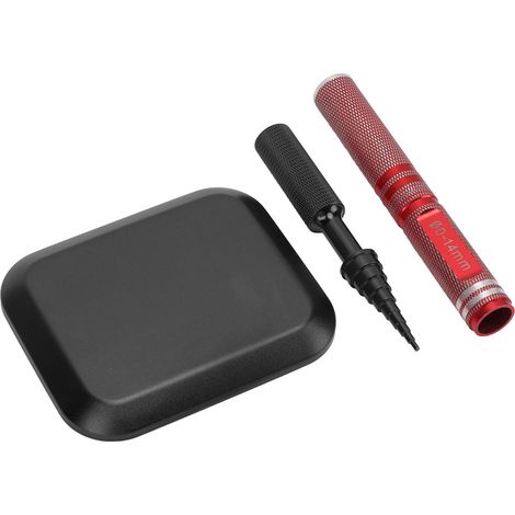 Kit d'outils de réparation RC, poinçon, clé en croix, alésoir pour l'entretien et la mise à niveau des modèles radiocommandés (noir) (1/5)