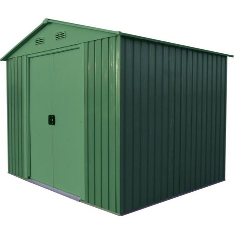 Metall Gerätehaus Maison 257x184x199 cm VERDELOOK 621/7 von Ezooza (1/4)